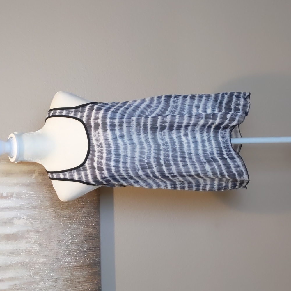 Socialite tie-dye semi-sheer tank